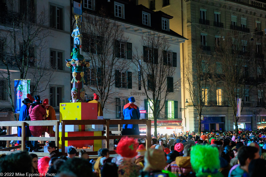 Kapellplatz; Luzerner Fasnacht 2022; SchmuDo; Tagwache