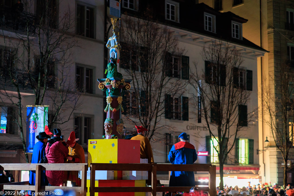 Kapellplatz; Luzerner Fasnacht 2022; SchmuDo; Tagwache