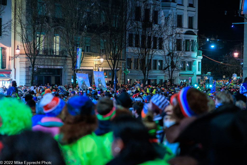 Kapellplatz; Luzerner Fasnacht 2022; SchmuDo; Tagwache