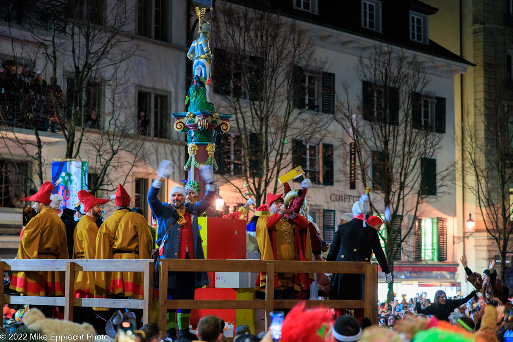 Kapellplatz; Luzerner Fasnacht 2022; SchmuDo; Tagwache