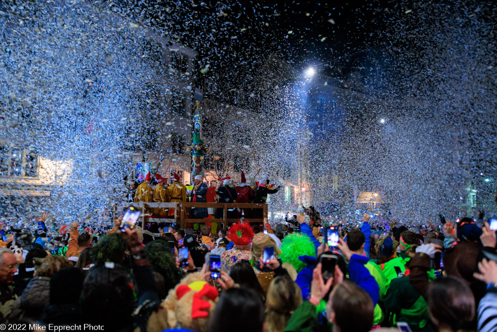 Kapellplatz; Luzerner Fasnacht 2022; SchmuDo; Tagwache