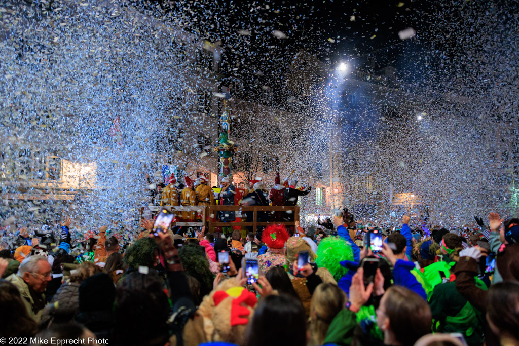 Kapellplatz; Luzerner Fasnacht 2022; SchmuDo; Tagwache