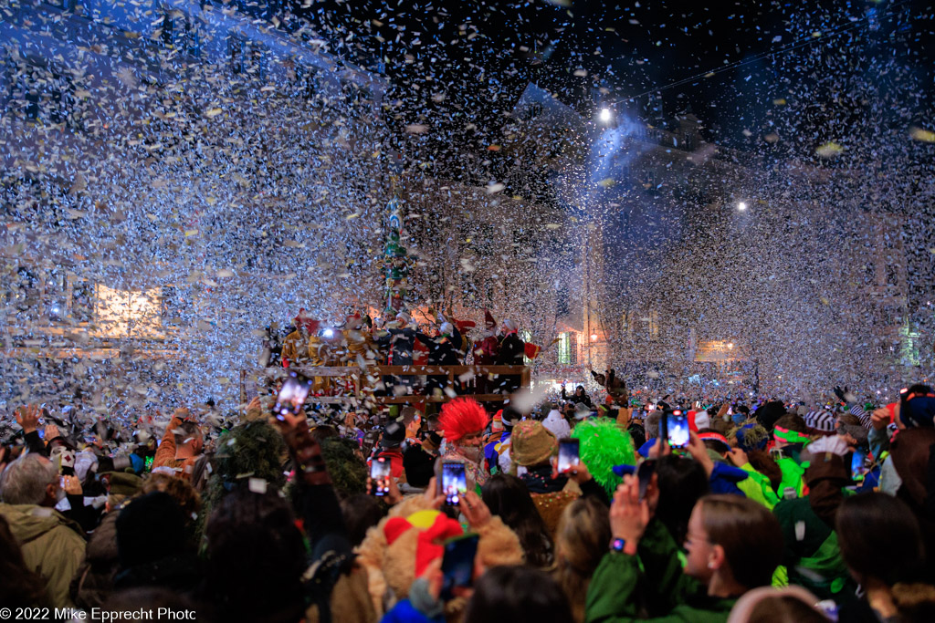 Kapellplatz; Luzerner Fasnacht 2022; SchmuDo; Tagwache