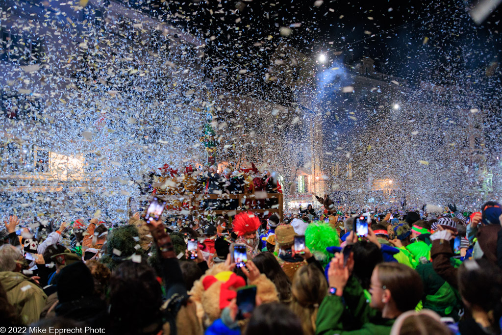 Kapellplatz; Luzerner Fasnacht 2022; SchmuDo; Tagwache