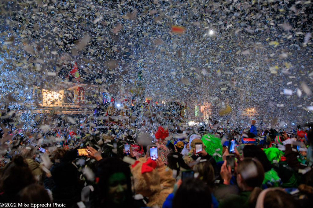 Kapellplatz; Luzerner Fasnacht 2022; SchmuDo; Tagwache