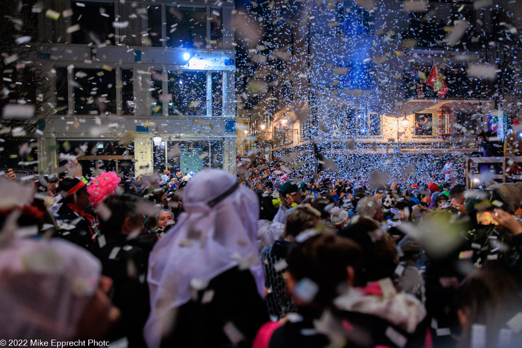 Kapellplatz; Luzerner Fasnacht 2022; SchmuDo; Tagwache