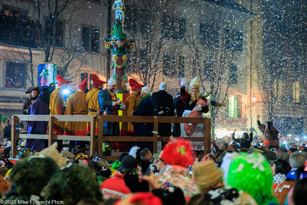 Kapellplatz; Luzerner Fasnacht 2022; SchmuDo; Tagwache