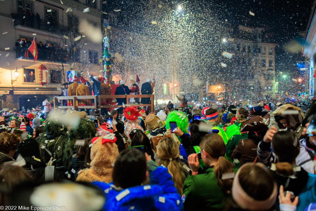 Kapellplatz; Luzerner Fasnacht 2022; SchmuDo; Tagwache