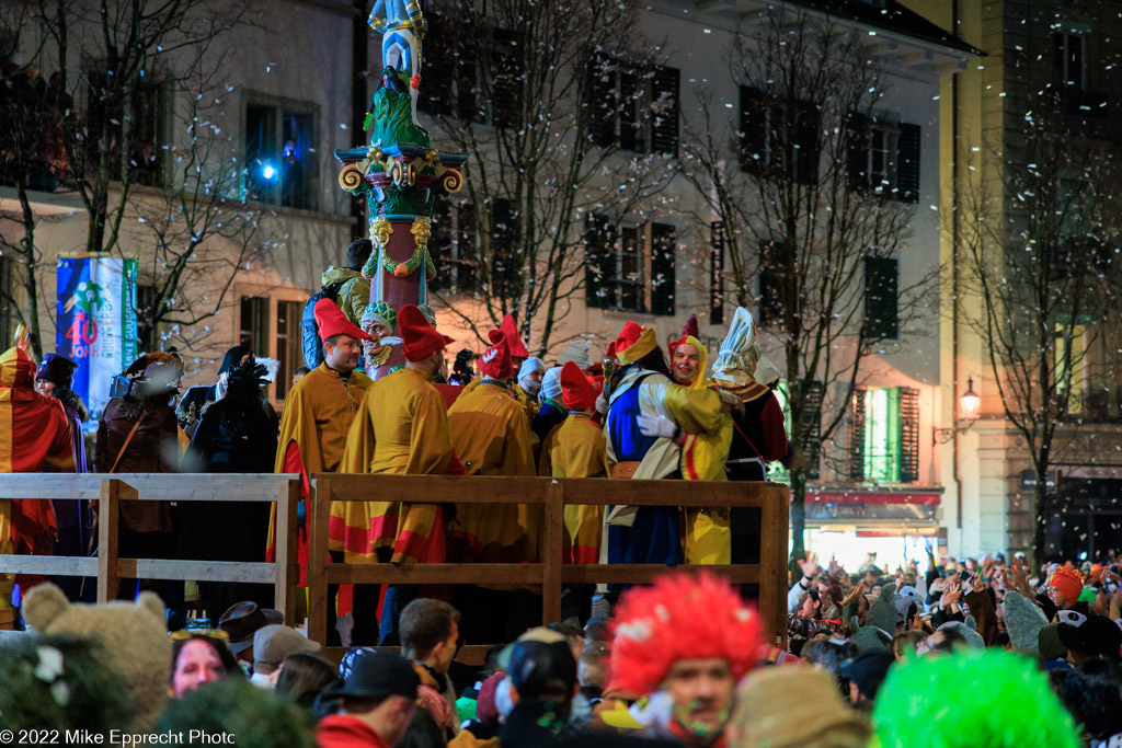 Kapellplatz; Luzerner Fasnacht 2022; SchmuDo; Tagwache