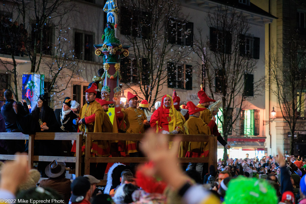 Kapellplatz; Luzerner Fasnacht 2022; SchmuDo; Tagwache