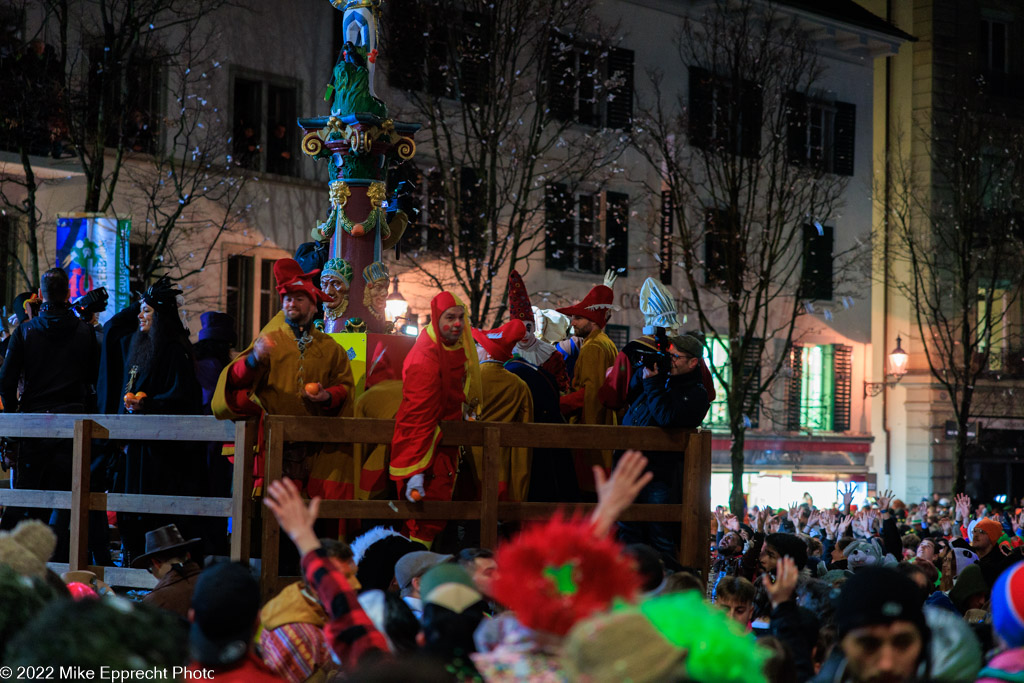 Kapellplatz; Luzerner Fasnacht 2022; SchmuDo; Tagwache