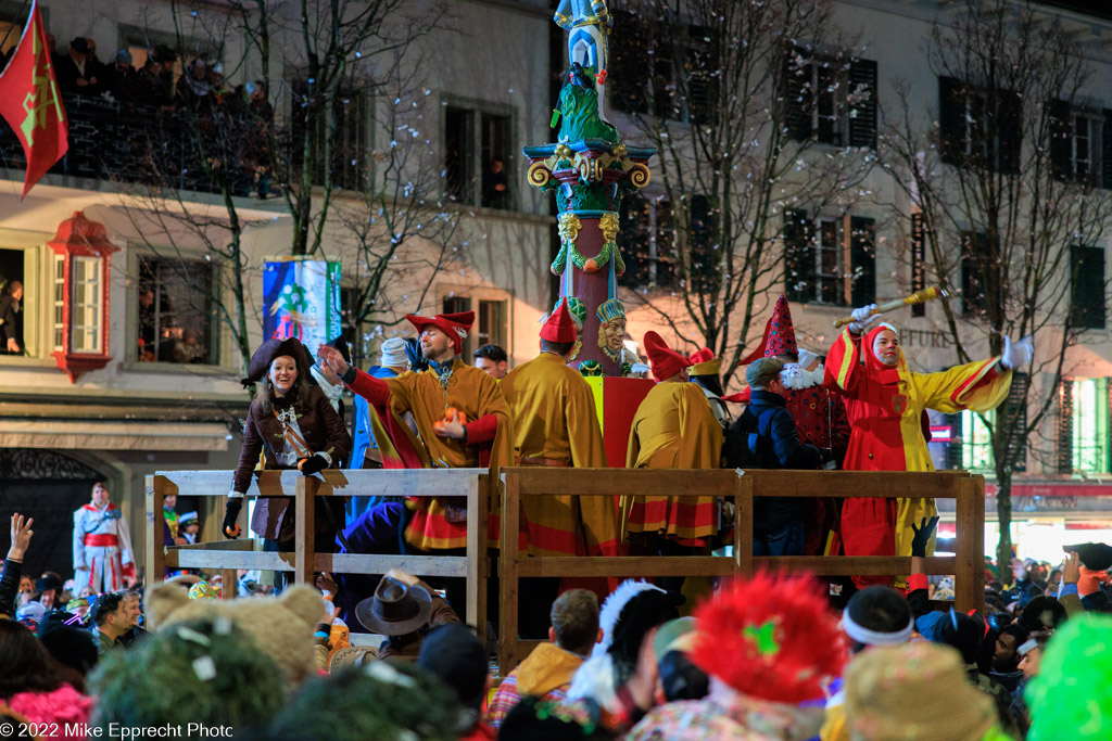 Kapellplatz; Luzerner Fasnacht 2022; SchmuDo; Tagwache