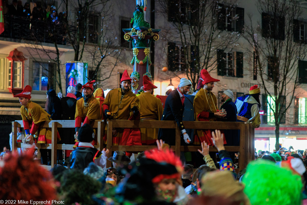 Kapellplatz; Luzerner Fasnacht 2022; SchmuDo; Tagwache