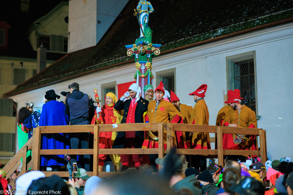 Kapellplatz; Luzerner Fasnacht 2022; SchmuDo; Tagwache