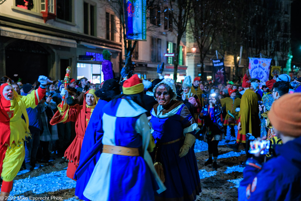 Kapellplatz; Luzerner Fasnacht 2022; SchmuDo; Tagwache