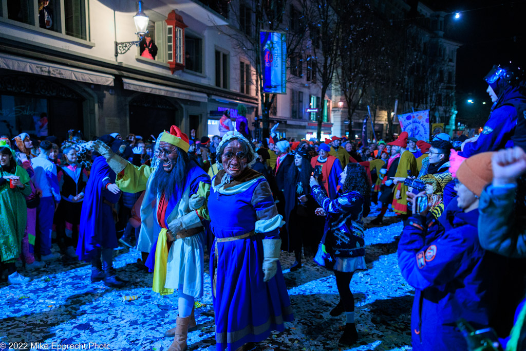 Kapellplatz; Luzerner Fasnacht 2022; SchmuDo; Tagwache