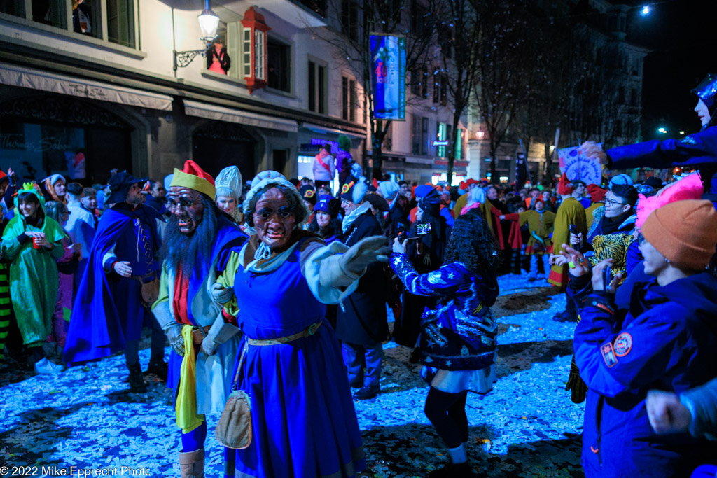 Kapellplatz; Luzerner Fasnacht 2022; SchmuDo; Tagwache