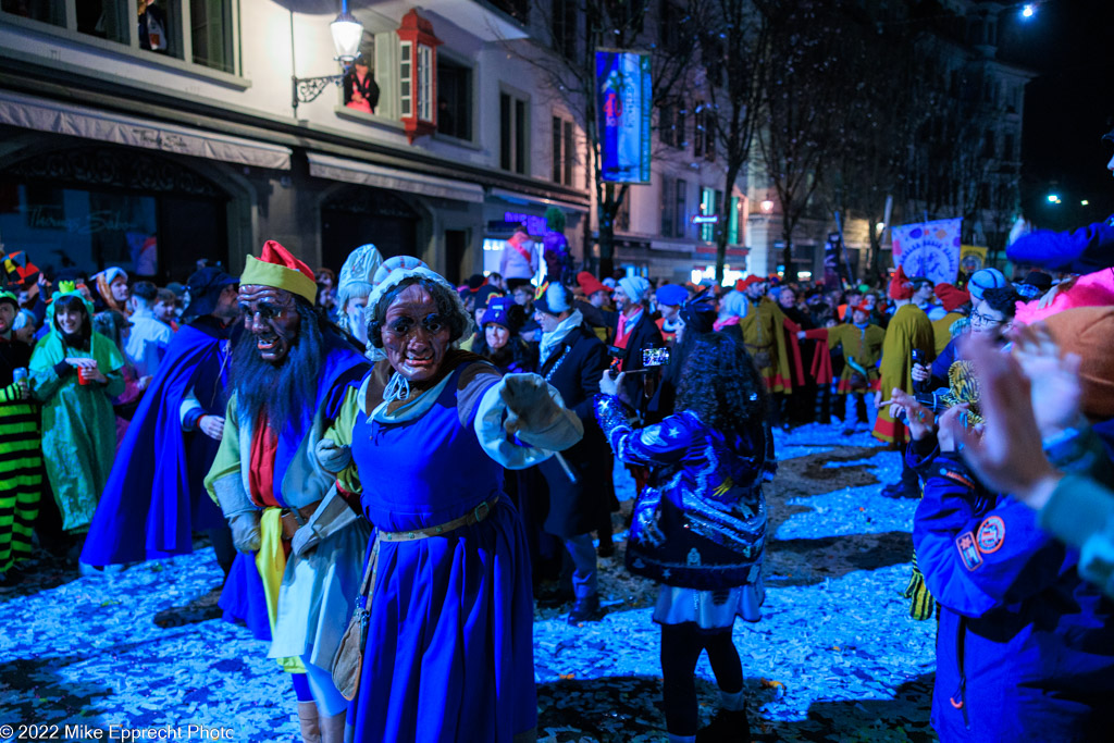 Kapellplatz; Luzerner Fasnacht 2022; SchmuDo; Tagwache