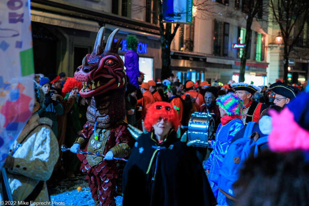 Kapellplatz; Luzerner Fasnacht 2022; SchmuDo; Tagwache